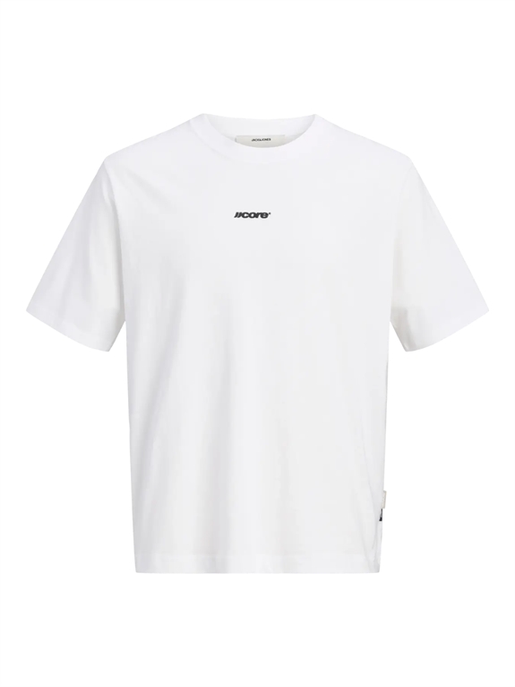 Jack & Jones Club Back Script Tee SS - Bright White